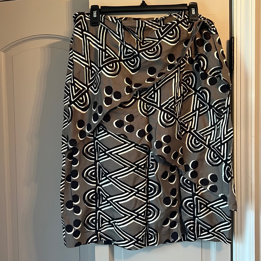 Anthropologie faux-wrap skirt